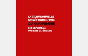 SOIRÉE MOULE-FRITE REPORTÉE