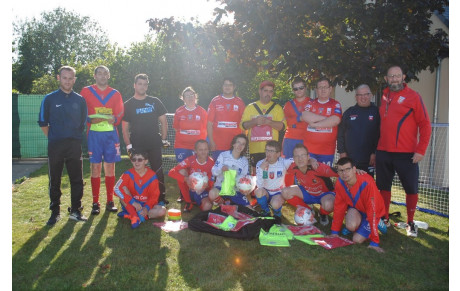 Une très belle dotation pour la Section &quot;Foot Partagé&quot; !