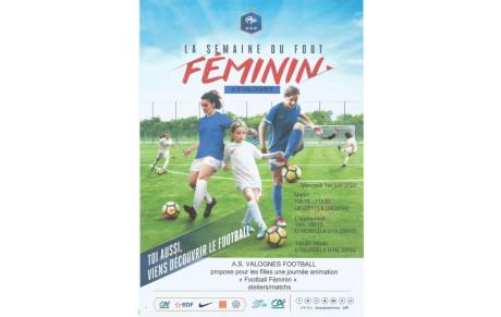 Journée découverte foot féminin