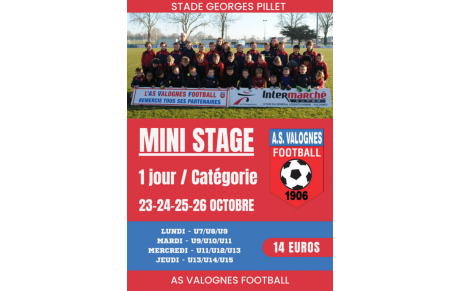 MINI STAGE VACANCES