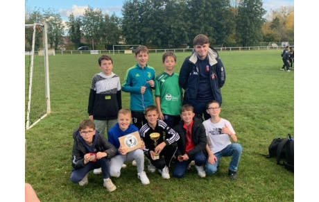 Une équipe U13 en tournoi dans l'Eure le 1er novembre 2023