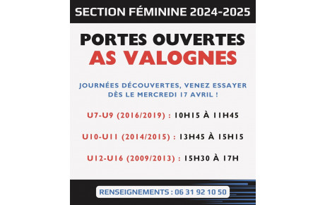 Portes ouvertes féminines
