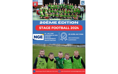Stage d'Avril 20ème édition