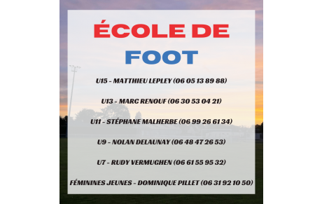 École de foot