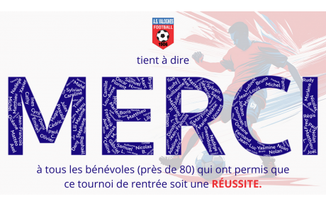 MERCI AUX BÉNÉVOLES