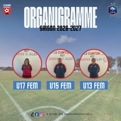 Organigramme 2026 - 2027